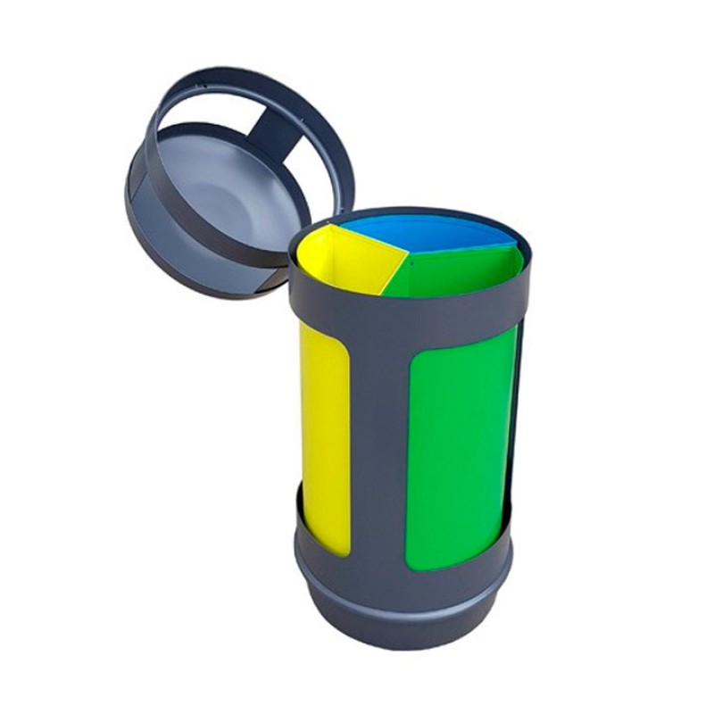 Paperera Reciclatge Exterior 486 | Fins a 4 Residus